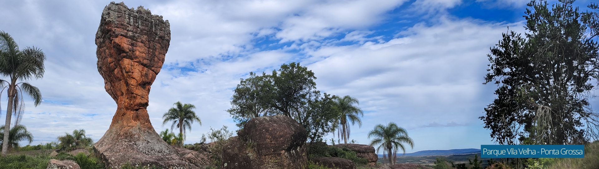 Arenitos do Parque Estadual de Vila Velha, no Paraná