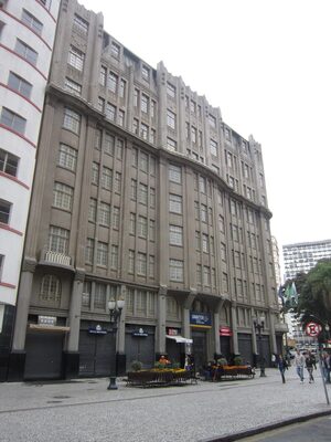 Historic building in downtown Curitiba