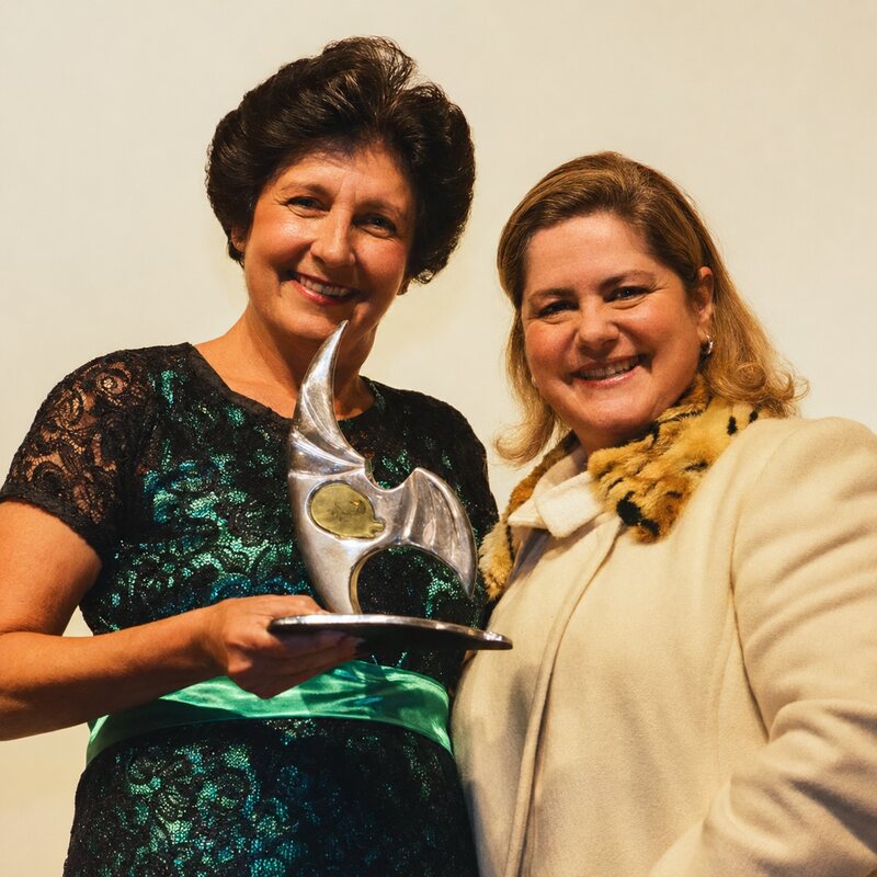 Ivete Fagundes com o Troféu Panorama do Turismo, 2015 a 2016